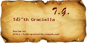Tóth Graciella névjegykártya